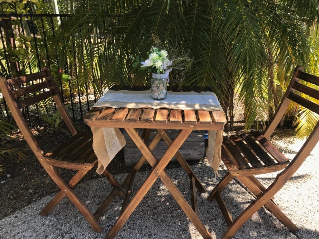wood look registration table