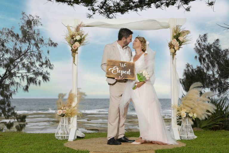 shelly beach elopement