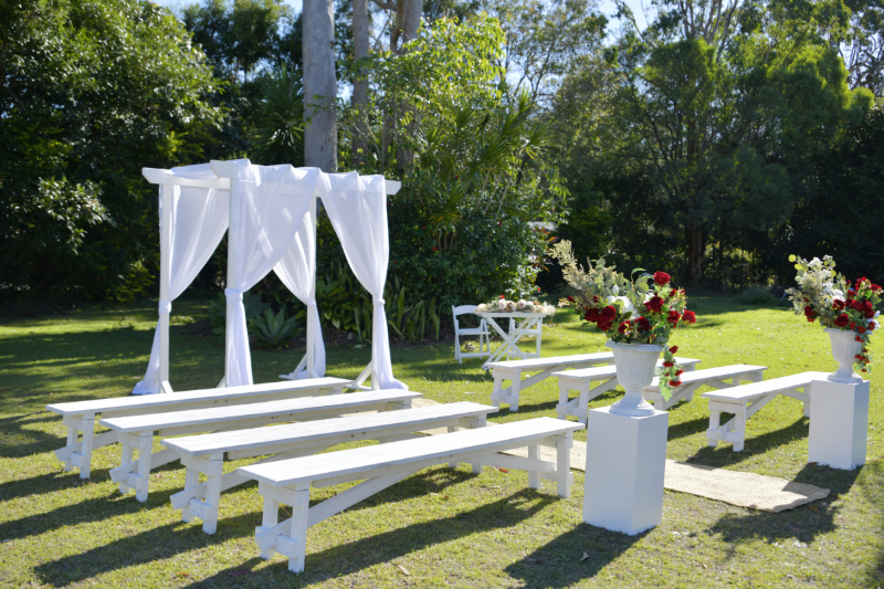 wedding package white