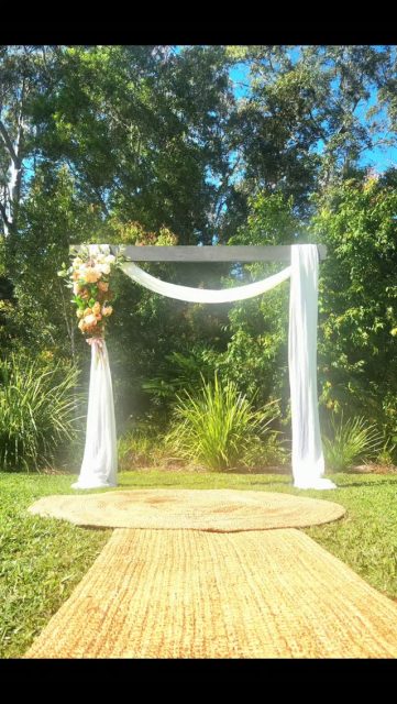 New flower sets with arbors & packages