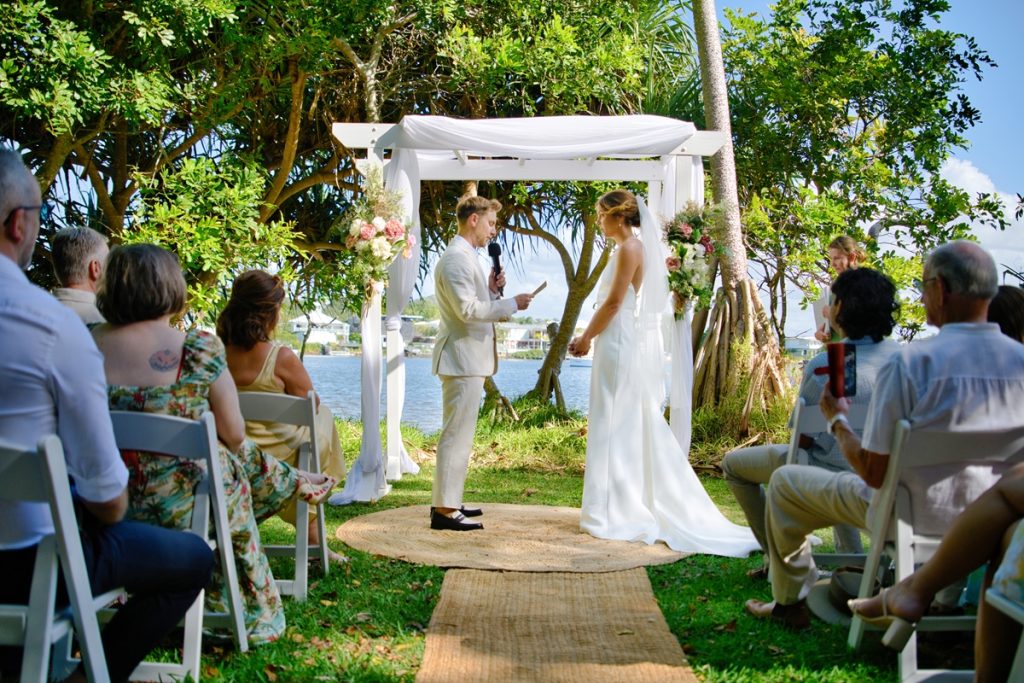 wedding package platinum at Noosa Woods