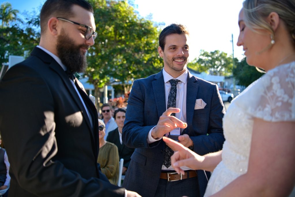 best man at sunshine coast wedding